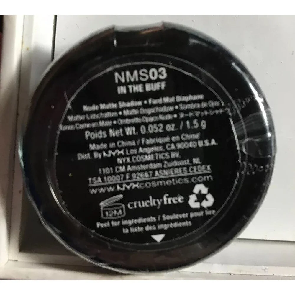 Nude Matte Shadow NMS03 - IN THE BUFF NYX Cosmetics Brand New Sealed Blue